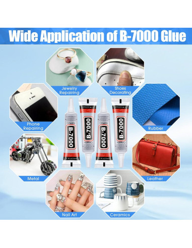 Pegamento B-7000 Cruzix Claro 4x15 ml para Manualidades