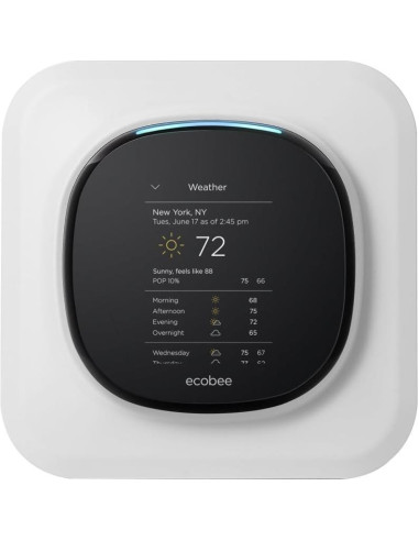 Soporte de Placa de Pared HOLACA para Termostato Ecobee 4 Blanco