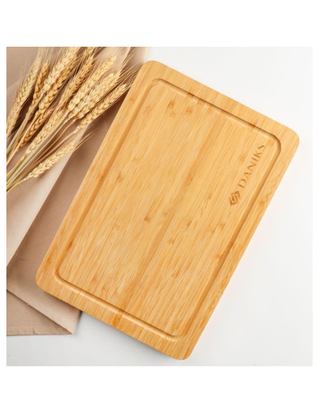 Tabla de Cortar de Bambú Daniks 33x23 cm - Ecológica y Resistente Tabla de Cortar de Bambú Daniks 33x23 cm - Ecológica y Resistente