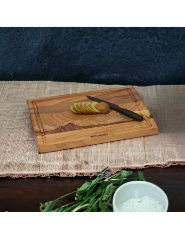 Tabla de Cortar y Servir Vesta Homes Madera Acacia 38x25 cm