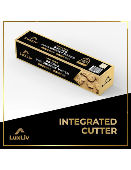 Papel Pergamino LuxLiv 30cm x 50m Antiadherente Marrón Papel Pergamino LuxLiv 30cm x 50m Antiadherente Marrón
