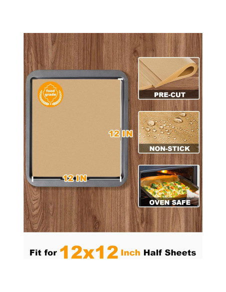 Papel Pergamino Pre-Cortado SMARTAKE 30.48 cm - 200 Pcs Papel Pergamino Pre-Cortado SMARTAKE 30.48 cm - 200 Pcs