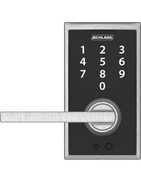 Cerradura Táctil Schlage FE695 CEN 626 LAT Cromo Satinado Cerradura Táctil Schlage FE695 CEN 626 LAT Cromo Satinado