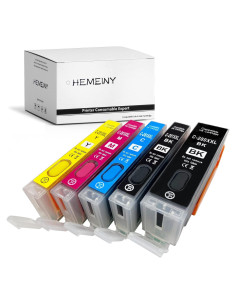 Cartuchos de Tinta Recargables HEMEI PGI-280XXL CLI-281XXL 5 Colores