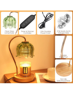 Lámpara Calentadora de Velas Merrtody con Temporizador y Regulador 2
