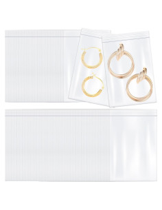 400 Mini Bolsas Zip Reutilizables STSTR 4x6 cm Transparentes