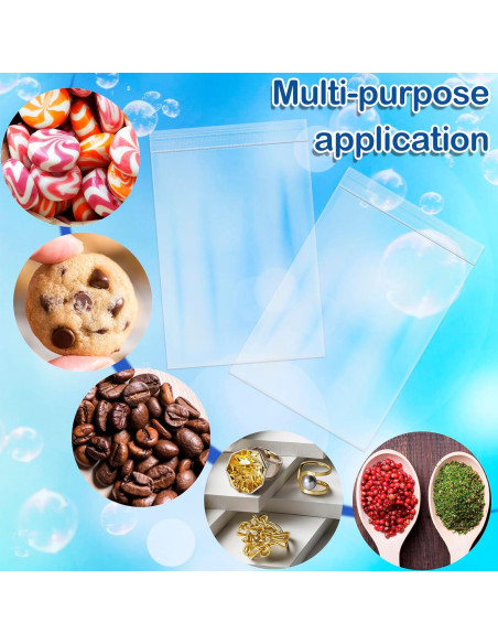 400 Mini Bolsas Zip Reutilizables STSTR 4x6 cm Transparentes 400 Mini Bolsas Zip Reutilizables STSTR 4x6 cm Transparentes