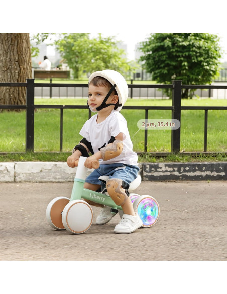 Bicicleta de Equilibrio Liberry Verde para Niños 1-3 Años Bicicleta de Equilibrio Liberry Verde para Niños 1-3 Años