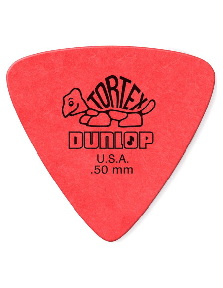 Puas de Guitarra Jim Dunlop Tortex Triángulo 0.50mm - 6 Pack Puas de Guitarra Jim Dunlop Tortex Triángulo 0.50mm - 6 Pack