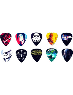 Puas de guitarra Star Wars - 10 unidades, grosor 0.71mm 2