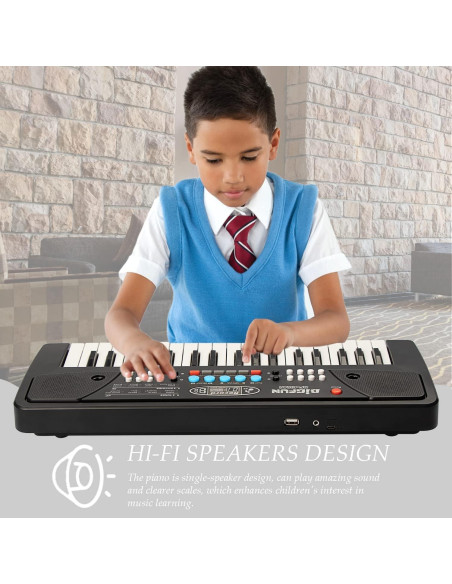 Teclado Electrónico Portátil LeeQee BF-430A1 para Niños Teclado Electrónico Portátil LeeQee BF-430A1 para Niños