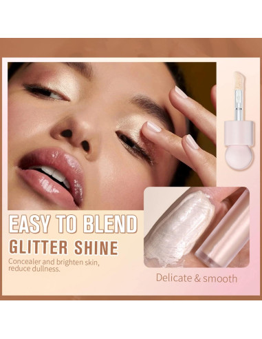 Iluminador Líquido Hocossy 7.5ml - Brillo Natural y Duradero