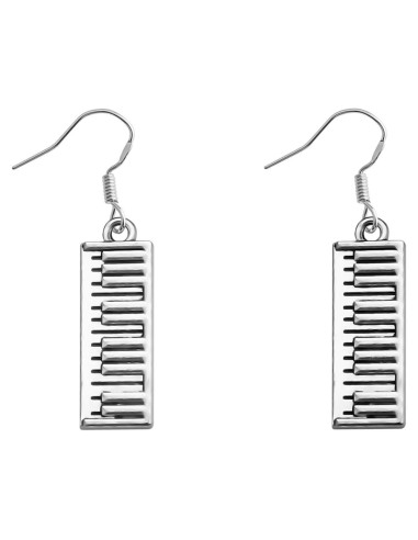 Colgante Teclado de Piano CHOORO 10x30mm Regalo Musical