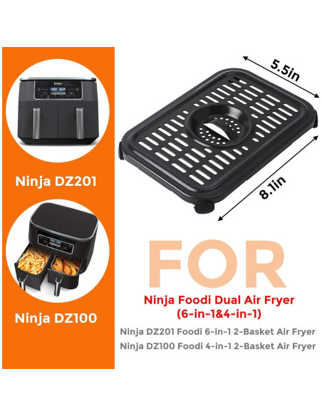 Accesorios de Freidora de Aire Ninja Foodi 2 PCS - Plato Crisper Accesorios de Freidora de Aire Ninja Foodi 2 PCS - Plato Crisper