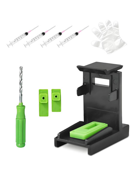 Kit de Herramientas de Recarga de Tinta KSI 5 en 1 para HP Kit de Herramientas de Recarga de Tinta KSI 5 en 1 para HP