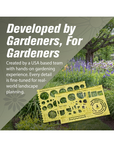 Plantillas de Diseño de Jardines Garden Tutor - Amarillo 20x13 cm Plantillas de Diseño de Jardines Garden Tutor - Amarillo 20x13 cm