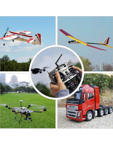 Transmisor y Receptor Radiolink AT9S Pro 10/12 Canales 3400m