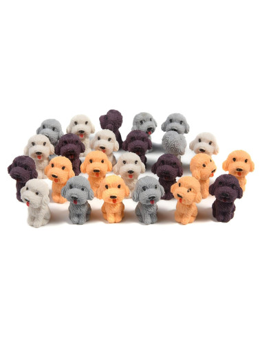 Gomas de Borrar en Forma de Perro 24 Pcs MGTECH