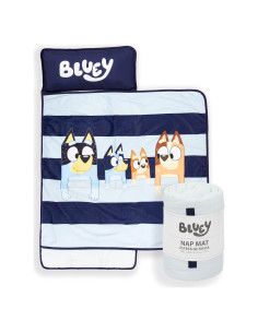 Saco de Dormir Infantil Jay Franco Bluey con Almohada y Manta
