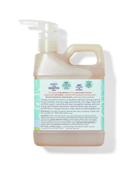 Champú y Gel de Baño Calmante California Baby 517 mL Champú y Gel de Baño Calmante California Baby 517 mL