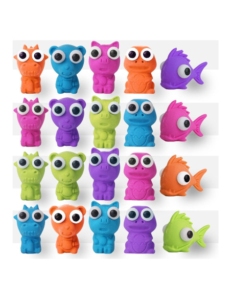 Borradores en forma de animales Mr. Pen - Paquete de 20 Borradores en forma de animales Mr. Pen - Paquete de 20