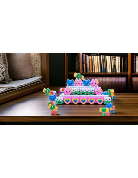 Borradores de lápiz RONDURE 35pcs en forma de corazón y animales Borradores de lápiz RONDURE 35pcs en forma de corazón y animales