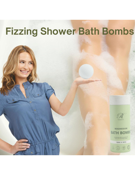 Bombas de Baño de Magnesio Romancy - 3 Unidades, Aromaterapia Bombas de Baño de Magnesio Romancy - 3 Unidades, Aromaterapia