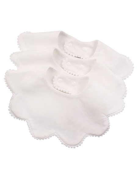 Baberos de Bandana para Bebés JANGANNSA 3 Piezas Algodón Baberos de Bandana para Bebés JANGANNSA 3 Piezas Algodón