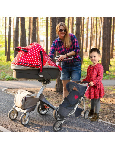 Carrito de Muñecas Denim The New York Doll 25x56x53cm