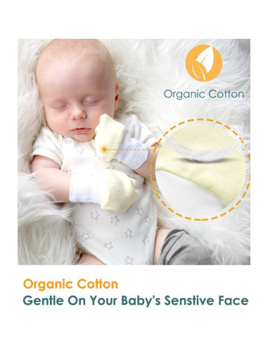 Manoplas Antirrasguños para Bebés One Enjoy - 6 Pares 0-6 Meses