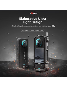 Jaula Protectora de Aluminio Rszfnjxry para Insta360 X3 2