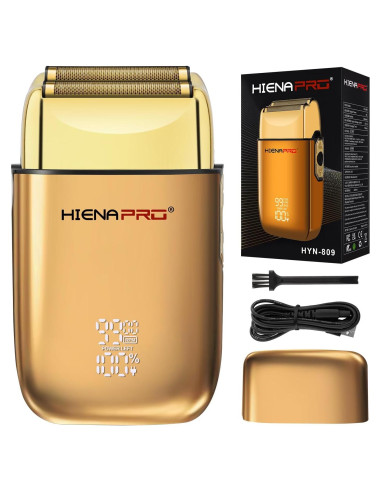 Afeitadora de Lámina Doble Barber HIENA PRO Inalámbrica USB