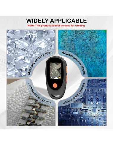 Microscopio Digital de Mano KeFvoer 500x con Pantalla IPS 2"