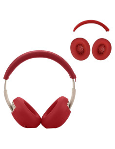 Funda de Silicona Aiivioll para Auriculares Beats Studio Pro - Rojo