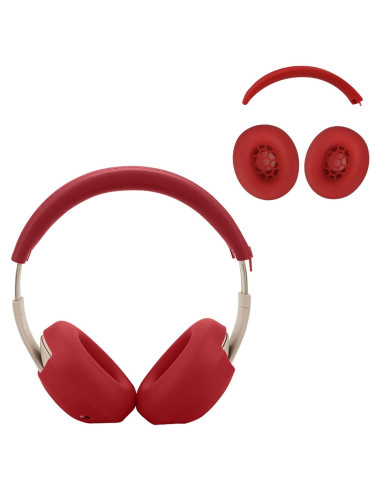 Funda de Silicona Aiivioll para Auriculares Beats Studio Pro - Rojo