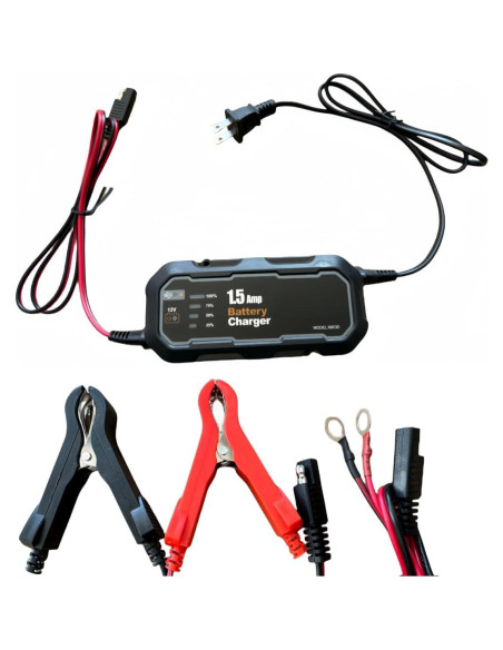 Cargador Automático Inteligente 12V 1500mA Zeglavi para Baterías Cargador Automático Inteligente 12V 1500mA Zeglavi para Baterías