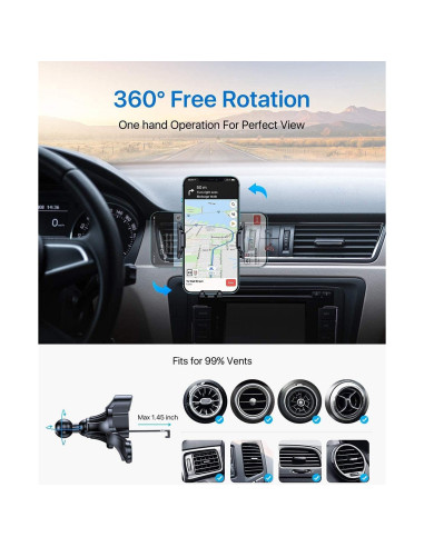 Soporte para Teléfono Andobil Clip Universal para Coche 17mm