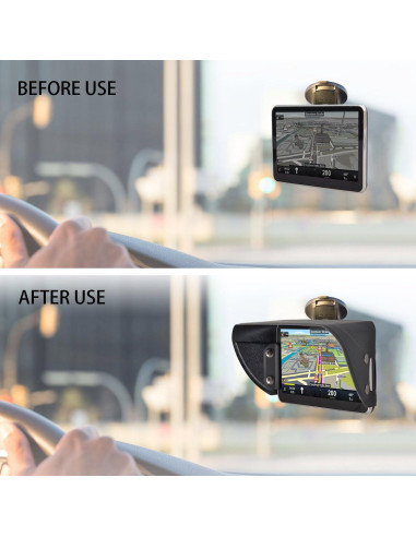 Sombrilla Antirreflejo TFY para GPS de Coche 7" Universal
