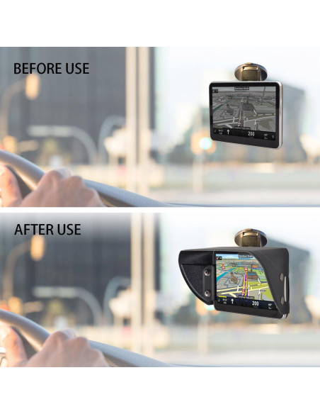 Sombrilla Antirreflejo TFY para GPS de Coche 7" Universal Sombrilla Antirreflejo TFY para GPS de Coche 7" Universal