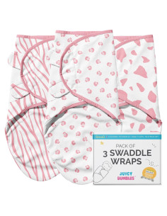 Sacos de Dormir para Bebés 0-3 Meses JUICY BUMBLES 100% Algodón