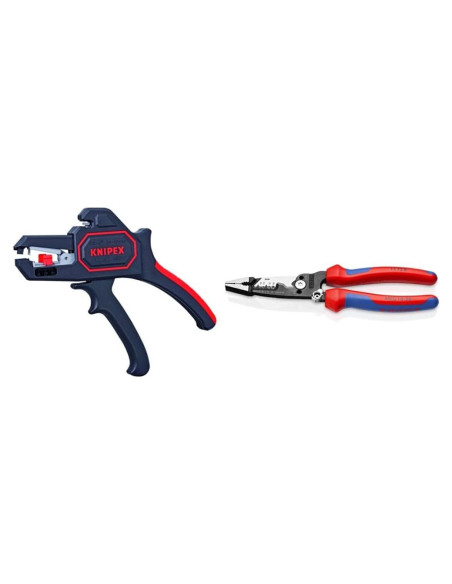 Pelacables Automático KNIPEX 10-24 AWG y Forjado 20 AWG Pelacables Automático KNIPEX 10-24 AWG y Forjado 20 AWG