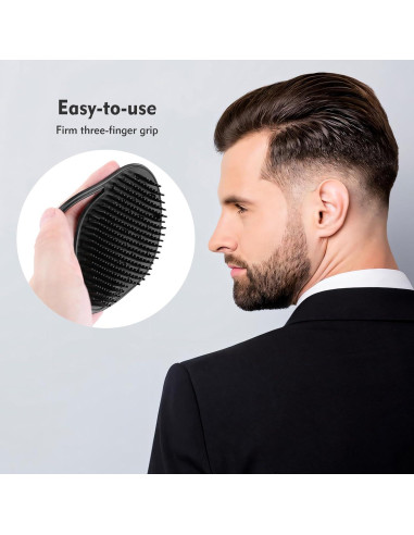 6 Peines de Palma para Hombres TEESSUE - Peine de Bolsillo