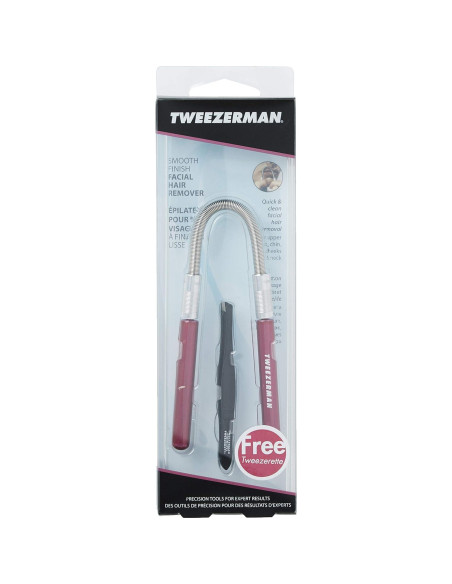 Removedor de Vello Facial Tweezerman con Tweezerette Rosa Removedor de Vello Facial Tweezerman con Tweezerette Rosa