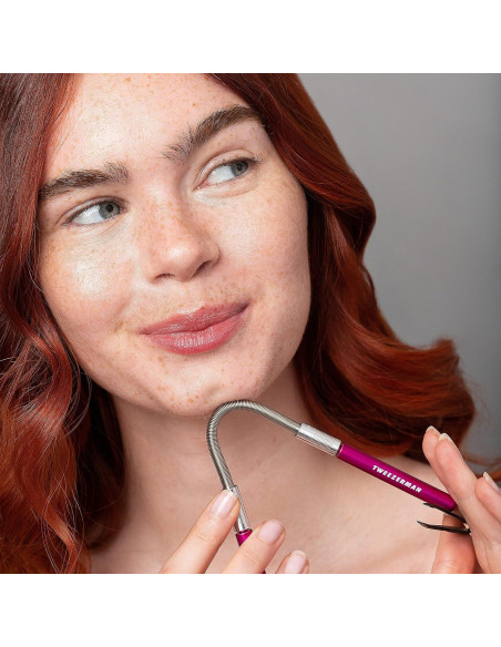 Removedor de Vello Facial Tweezerman con Tweezerette Rosa Removedor de Vello Facial Tweezerman con Tweezerette Rosa