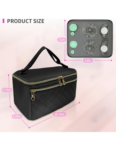 Bolsa Extractora de Leche Elvie y Medela - Compacta y Impermeable