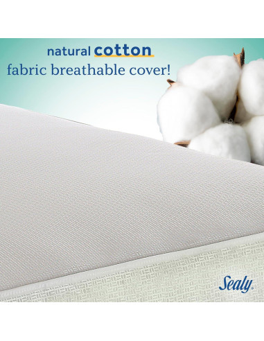 Colchón de Cuna Híbrido Sealy Baby Cozy Cool 132x71 cm