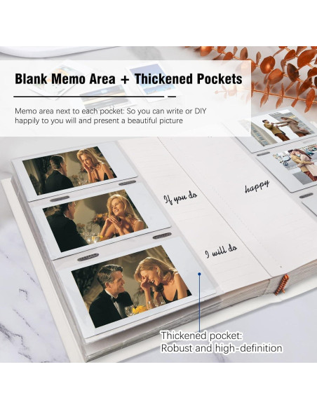 Álbum de Fotos Veicevol para Fujifilm Instax Mini 180 Bolsillos Álbum de Fotos Veicevol para Fujifilm Instax Mini 180 Bolsillos