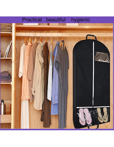 Bolsa de Ropa para Viaje SEHXIM 109 cm con Ventana Transparente