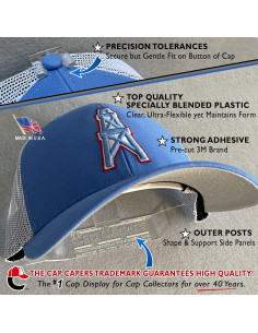 Soporte de Gorras de Béisbol Cap Capers - Montaje en Pared, 12 Unidades 2