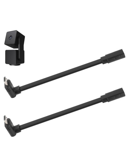 Cable Extensión Micro USB en L Uogw 2 Pack para Wyze Cam Cable Extensión Micro USB en L Uogw 2 Pack para Wyze Cam